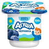 Изображение товара Творог детский «Агуша» фруктовый черника с 6 мес 3,9% БЗМЖ, 100 г