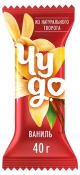 Изображение товара Сырок глазированный «Чудо» ваниль 23% БЗМЖ, 40 г