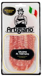 Изображение товара Колбаса сыровяленая Segreti d’Artigiano Салями с трюфелем нарезка, 70 г