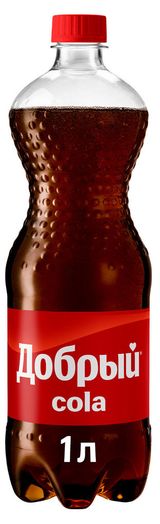 Изображение товара Напиток газированный «Добрый» Кола с пониженным сахаром, 1 л