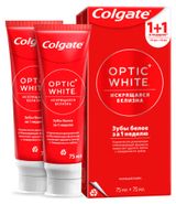 Изображение товара Зубная паста Colgate Optic White Отбеливающая Искрящаяся Белизна 1+1, 2х75 мл