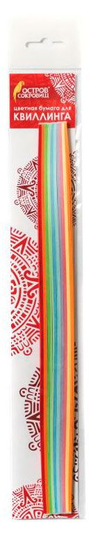 Изображение товара Бумага для квиллинга «Остров Сокровищ» цветная, 10 цветов