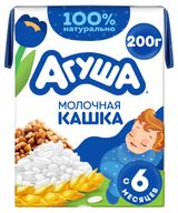 Изображение товара Каша молочно-злаковая жидкая «Агуша» Засыпай-ка 1,8% с 6 мес., 200 г