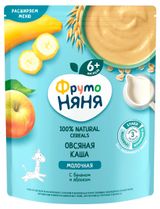 Изображение товара Каша молочная «ФрутоНяня» овсяная яблоко банан с 6 мес., 200 г