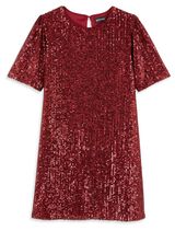 Изображение товара Платье для девочки новогоднее InExtenso праздничное красное, р 128-164