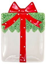 Изображение товара Блюдо Actuel Вокруг света Новогодний бант, 21х15 см