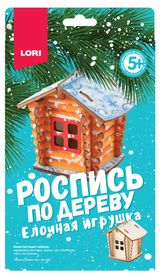 Изображение товара Набор для творчества LORI Роспись по дереву Елочная игрушка, 1 шт в ассортименте