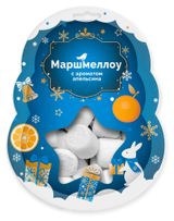 Изображение товара Маршмеллоу АШАН Красная птица Снеговик с ароматом апельсина, 50 г