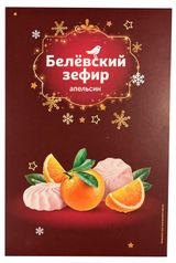 Изображение товара Зефир АШАН Красная птица Белевский с апельсином, 250 г