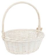Изображение товара Корзина плетеная ива белая, 35 см