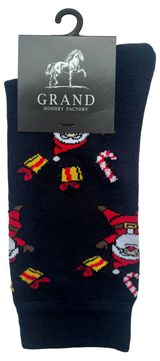 Изображение товара Носки мужские новогодние «Гранд» Санты, р 25-27