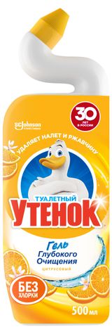 Изображение товара Гель для туалета «Туалетный Утенок» Цитрусовый, 500 мл