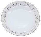 Изображение товара Тарелка суповая Actuel Золото театра Снежинки фарфоровая белая, 20 см