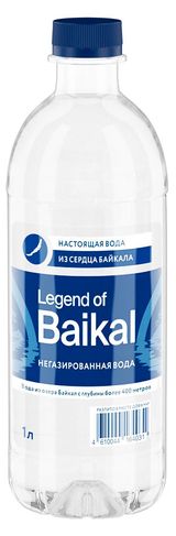 Изображение товара Вода питьевая Legend of Baikal негазированная, 1 л