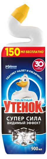 Изображение товара Средство для очистки унитаза «Туалетный Утенок» Видимый эффект, 900 мл