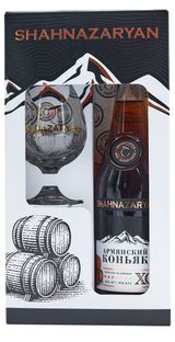 Изображение товара Коньяк SHAHNAZARYAN XO Россия, 0,5 л + бокал