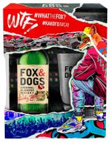 Изображение товара Виски Fox&Dogs Smoky Barrel с бокалом в подарочной упаковке Россия, 0,7 л
