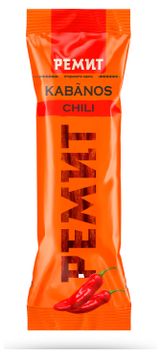 Изображение товара Мясные снеки Колбаски сырокопченые «Ремит» Kabanos Chili, 70 г