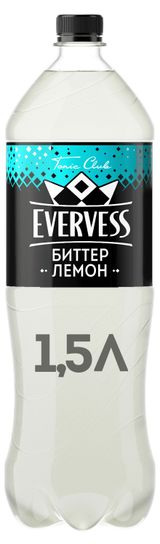 Изображение товара Напиток газированный Evervess Биттер Лемон Тоник, 1,5 л