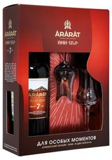 Изображение товара Коньяк ARARAT Ани семилетний с 2 бокалами в подарочной упаковке Армения, 0,7 л