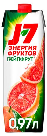 Изображение товара Нектар грейпфрутовый J7 с мякотью, 970 мл