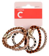 Изображение товара Резинки для волос Cosmia бежевые, 5 шт