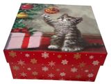 Изображение товара Коробка подарочная Котенок, 15,5х15,5х7,5 см