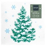 Изображение товара Салфетки бумажные Actuel 24х24 см, 100 листов