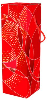 Изображение товара Коробка по подарок «Стрекоза» Под бутылку, 1500 г 1 шт в ассортименте