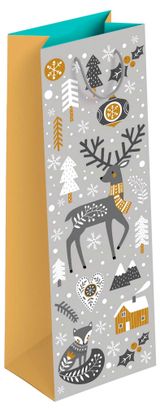 Изображение товара Пакет под бутылку Норд, 12х36 см 1 шт в ассортименте