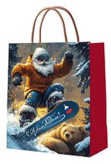 Изображение товара Пакет подарочный Centrum Дед Мороз, 26х32х12 см 1 шт в ассортименте