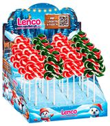 Изображение товара Карамель леденцовая Lenco Елочка малая , 30 г 1 шт в ассортименте