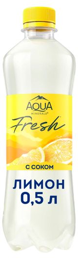 Изображение товара Вода Aqua Minerale Fresh Лимон негазированная, 0,5 л