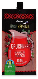 Изображение товара Основа для морса АШАН Красная птица Брусника, 200 г