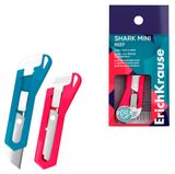 Изображение товара Нож канцелярский ErichKrause Shark Mini Reef, 1 шт в ассортименте