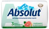 Изображение товара Крем-мыло для рук ABSOLUT Грейпфрут и Бергамот антибактериальное, 90 г