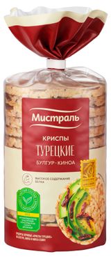 Изображение товара Криспы «Мистраль» Турецкие булгур киноа, 110 г