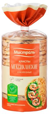 Изображение товара Криспы кукурузные «Мистраль» Мексиканские, 145 г