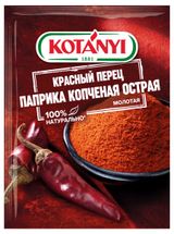 Изображение товара Красный перец Kotanyi паприка копченая острая молотая, 20 г