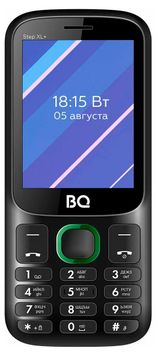 Изображение товара Мобильный телефон BQ 2820 Step XL черно-зеленый