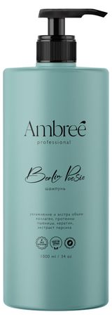 Изображение товара Шампунь для волос Ambree professional увлажнение и объем, 1 л