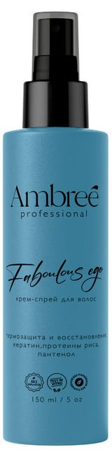 Изображение товара Крем-спрей для волос Ambree professional термозащита и восстановление, 150 мл