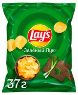 Изображение товара Чипсы картофельные Lay's Зеленый Лук, 37 г