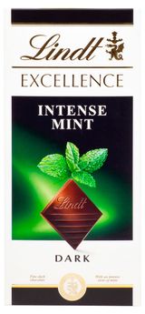 Изображение товара Шоколад Lindt Excellence темный со вкусом мяты, 100 г
