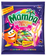 Изображение товара Конфеты жевательные Mamba Волшебный твист фруктовое ассорти, 150 г