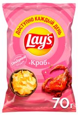 Изображение товара Чипсы картофельные Lay's краб, 70 г