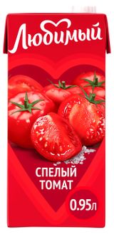 Изображение товара Напиток сокосодержащий «Любимый» Спелый томат, 950 мл