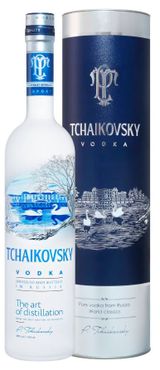 Изображение товара Водка «Чайковский» в тубусе Россия, 0,7 л