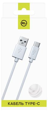 Изображение товара Дата-кабель Red Line USB-Type-C белый, 1 м