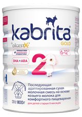 Изображение товара Смесь сухая молочная Kabrita 2 Gold на козьем молоке для комфортного пищеварения с 6 мес. БЗМЖ, 800 г